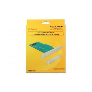 Delock PCI Express x4 Card > 1 x internal NVMe M.2 Key M 110 mm - Low Profile 89472