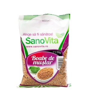 Sanovita Boabe de mustar 150g