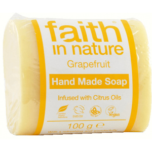 faith in nature Sapun solid cu Grapefruit 100 g