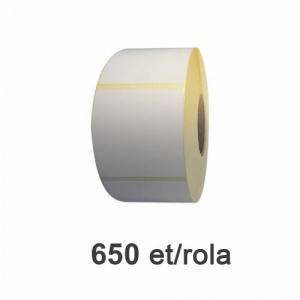 Raflatac-Budaval Role de etichete termice 58x60mm, 650 et./rola