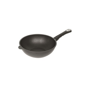 AMT Gastroguss Tigaie Wok 1128S, 28 cm