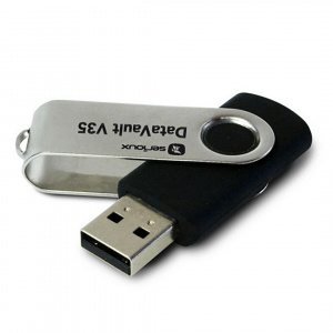 Serioux DataVault V35 128GB USB 3.0 Negru SFUD128V35