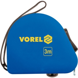 Vorel Ruleta 3 m x 16 mm, albastru 10133