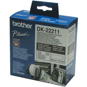 Brother DK22211 white continuous film tape 29mm