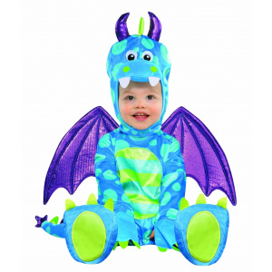 Amscan Costum Bebe Dragon Albastru