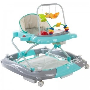 Sun Baby Pisicuta cu sistem de balansare - Turcoaz cu Gri