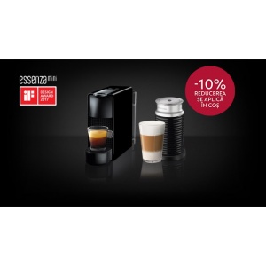 Nespresso Set Essenza Mini C30 Negru și Aeroccino 3