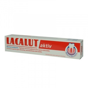 Zdrovit Lacalut Aktiv - Pasta de dinti medicinala, 75ml