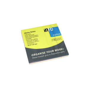 Info Notes Notite adezive Rainbow, 75 x 75 mm, 100 file