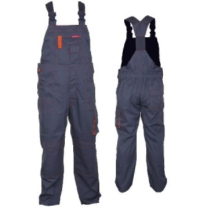 LAHTI.PRO.A Pantalon lucru bumbac-poliester cu pieptar - L/h=176 5903755019721