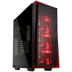 SilverStone Redline RL06 Tempered Glass Black/Red (SST-RL06BR-GP)