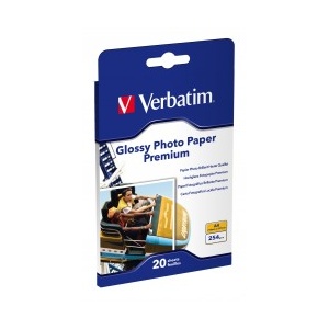 Verbatim Premium Glossy Photo Paper A4 254g/m2 20pk (38999)