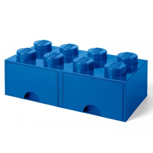 LEGO Cutie depozitare LEGO 2x4 cu sertare, albastru (40061731)