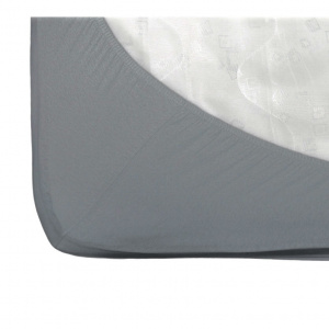 Fiki Miki Cearsaf cu elastic jerse din bumbac gri 95x65 cm