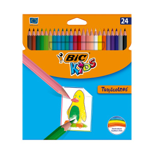 BIC Set creioane colorate Tropicolors, P24