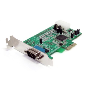 StarTech.com 1 Port Low Profile Native RS232 PCI Express Serial Card with 16550 UART PEX1S553LP