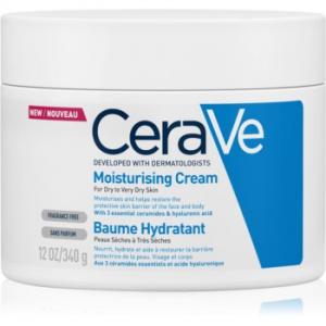 CeraVe Moisturizers Crema hidratanta pentru fata si corp pentru pielea uscata 340 g