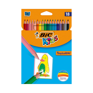 BIC Set creioane colorate Tropicolors, P18