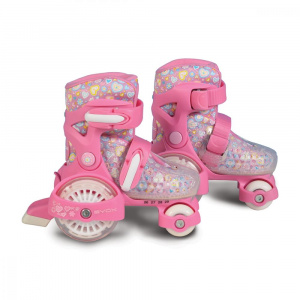 Byox Patine cu rotile Little Beetle Pinky Girl XS 26-29