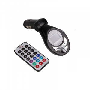 Forever Transmitator FM, 12V, MP3, USB, ecran LCD, SD card, negru