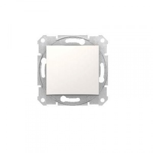 Schneider SDN0100123 : Sedna - 1pole switch - 10AX without frame cream