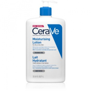 CeraVe Moisturizers loțiune hidratantă pentru corp și față pentru pielea uscata 1000 ml