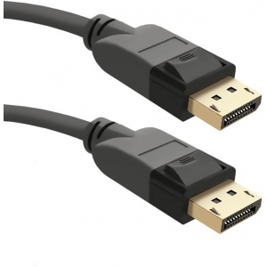 Qoltec DisplayPort Male - DisplayPort Male, v1.3, 1.5m, negru 50466
