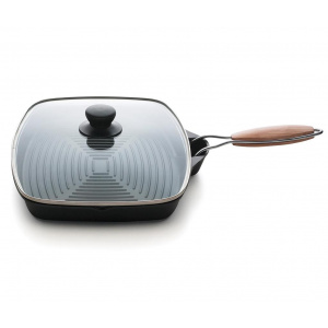 Excelsa Tigaie grill cu capac Grigliosa 25x35 cm