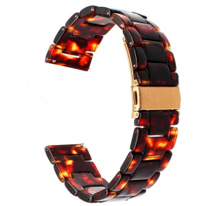 Very Dream Curea polimer compatibila cu Huawei Watch GT 2e, Telescoape QR, 22mm, Dark Fire