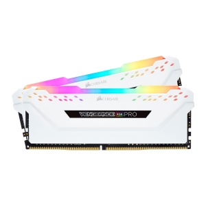 Corsair Vengeance RGB PRO White 16GB DDR4 3200MHz CL16 Dual Channel Kit CMW16GX4M2C3200C16W