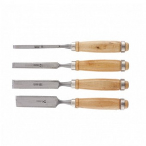 MTX Set dalti sculptura, Sparta, latime 6, 12, 18, 24 mm, plate cu manere din lemn 242405