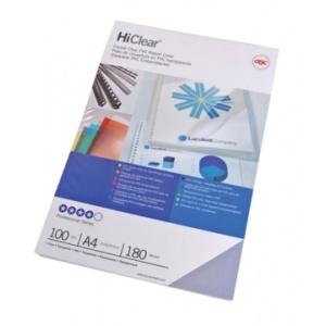 GBC Coperta PVC 200 microni A4 transparent 100 buc/set ECE012080E