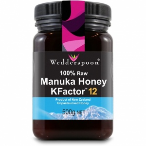 Wedderspoon Miere de Manuka KFactor 12 RAW 500g
