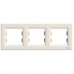 Schneider EPH5800323 : Rama tripla, crem