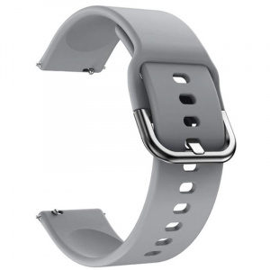 Very Dream Curea din silicon compatibila cu Garmin Vivoactive 4, Telescoape QR, 22mm, Shark Gray