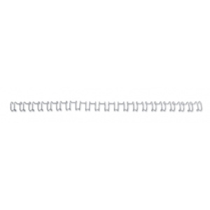 GBC Spira metalica 21 inele 6mm A4 argintiu 55 coli 100 buc/set EIB160431