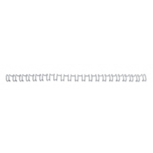 GBC Spira metalica 21 inele 12mm A4 argintiu 100 coli 100 buc/set EIB161230