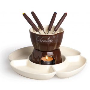 Excelsa Set pentru fondue 8 piese Brown