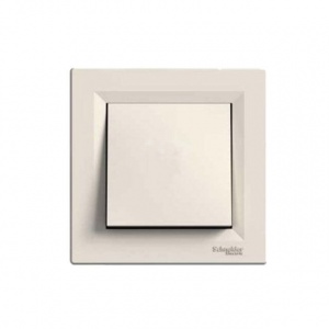 Schneider EPH0500123 : Intrerupator cruce, fara surub, crem