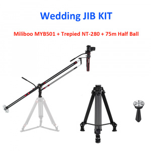 Miliboo WEDDING JIB KIT: MYB501 + Trepied NT-280 + 75mm Ball