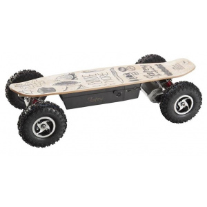 Sportmann Longboard electric Skatey 800 Off-Road Wood Art