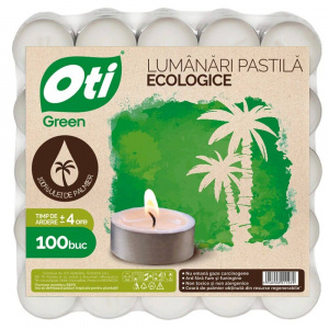 Oti Lumanari Ecologice Green 100 Buc/Set Alb 131126