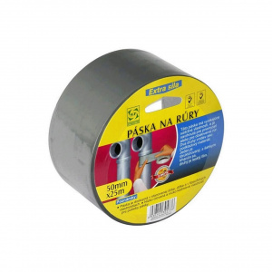 Strend Pro Banda adeziva pentru etanseizare tevi PVC KL-PD, argintie, 50mm x 25m