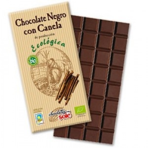 Pronat Ciocolata neagra bio, Sole, cu scortisoara, 100 g