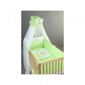 Bebe Design Set lenjerie brodata4 piese pentru patut 140/70