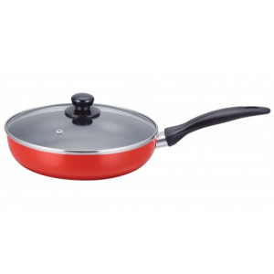 Grunberg Tigaie Aluminiu Teflonat 22Cm BB22 Rosu Negru