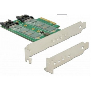 Delock PCI Express Card > 3 x M.2 Slot – Low Profile Form Factor 89518