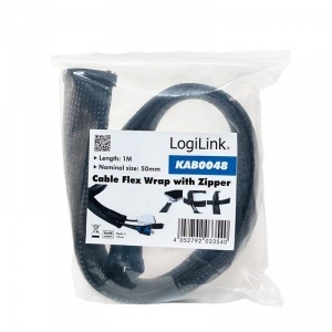 LogiLink Flexible Cable protection with Zipper KAB0048