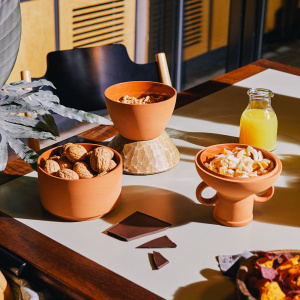 Doiy Set 3 boluri gustari - Amforea Terracotta Snack Pots