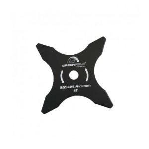 Green Field Disc din oțel cu 4 dinți, Ø255 x Ø25,4 x 3 mm